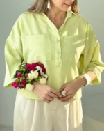 شومیز سیلک آواژ - Image 5