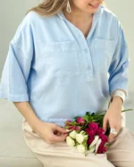 شومیز سیلک آواژ - Image 3