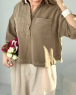 شومیز سیلک آواژ - Image 2