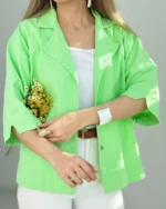شومیز لینن نیلا - Image 2