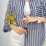 شومیز شیشه ای راه راه