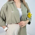 شومیز لینن میومیو